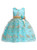 In Stock:Ship in 48 Hours Mint Green Lace Princess Dress With Flower