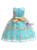 In Stock:Ship in 48 Hours Mint Green Lace Princess Dress With Flower