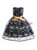 In Stock:Ship in 48 Hours Navy Blue Lace Princess Dress With Flower