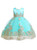 In Stock:Ship in 48 Hours Mint Green Tulle Lace Appliques Flower Girl Dress