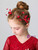 Flower Girl Red Head Flower Garland Jewelry Hairband
