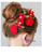 Children's Flower Jewelry Red Hairpin Girl Hair Accessories