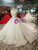 Ball Gown Sequins Off The Shoulder Appliques Wedding Dress With Removable Train