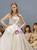 Ivory Ball Gown White Satin Strapless Long Wedding Dress With Bow