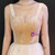 In Stock:Ship in 48 Hours Champagne Tulle Straps Long Prom Dress