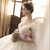 Light Champagne Tulle Lace Bateau Cap Sleeve Backless Wedding Dress