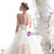 Spaghetti Starps Tulle Backless Light Champagne Wedding Dress With Train