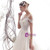 Champagne Ball Gown Tulle Appliques Bateau Backless Wedding Dress