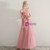 In Stock:Ship in 48 Hours Pink Tulle Appliques Prom Dress