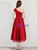 In Stock:Ship in 48 Hours Red Lace One Shoulder Prom Dress