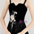 In Stock:Ship in 48 Hours Black Straps Lace Appliques Prom Dress