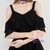 In Stock:Ship in 48 Hours A-Line Black Straps Short Homecoming Dress