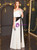 In Stock:Ship in 48 Hours White Satin One Shoulder Prom Dress