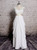 A-Line Classic Lace Bridal Gown Transparent Train Wedding Dress
