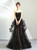 In Stock:Ship in 48 Hours Black Tulle Sweetheart Prom Dress