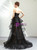 In Stock:Ship in 48 Hours Black Tulle Sweetheart Prom Dress