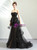 In Stock:Ship in 48 Hours Black Tulle Sweetheart Prom Dress