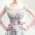 In Stock:Ship in 48 Hours A-Line Gray Lace Off The Shoulder Prom Dress