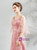 In Stock:Ship in 48 Hours A-Line Pink Tulle V-neck Backless Prom Dress
