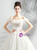 In Stock:Ship in 48 Hours White Ball Gown Tulle Off the Shoulder Wedding Dress