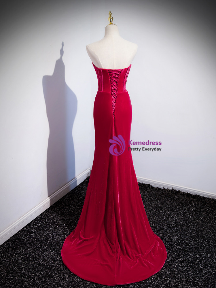 Cowl Neck Mermaid Satin Prom Dress Fuchsia Plus Size