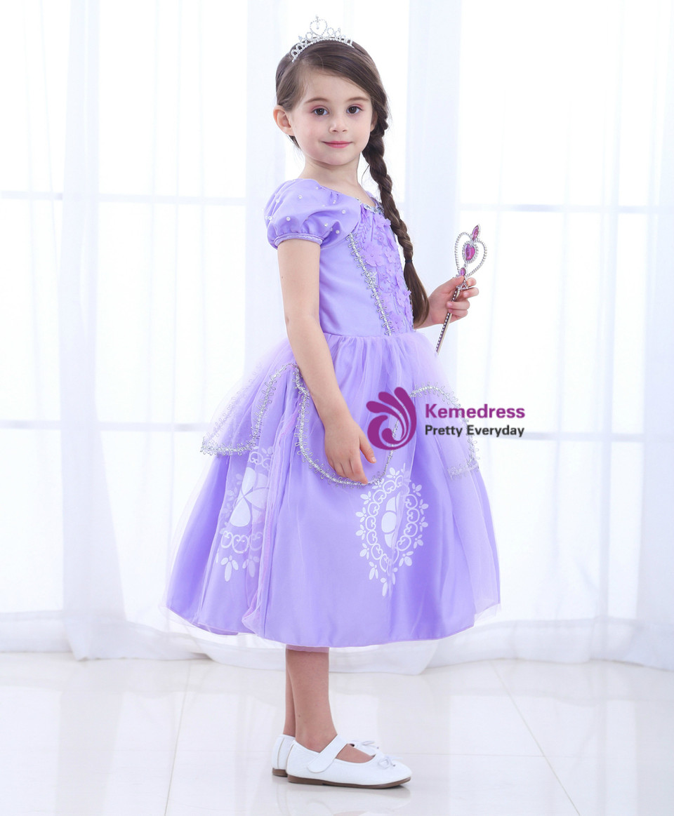 Purple Princess Casual Dress
