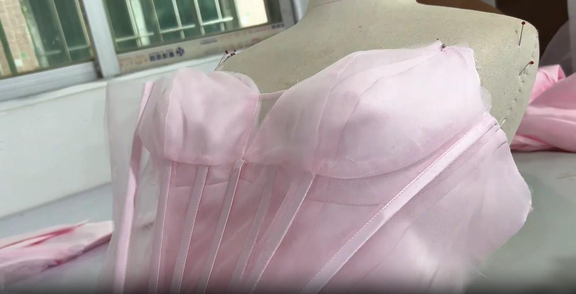 Boned bodice