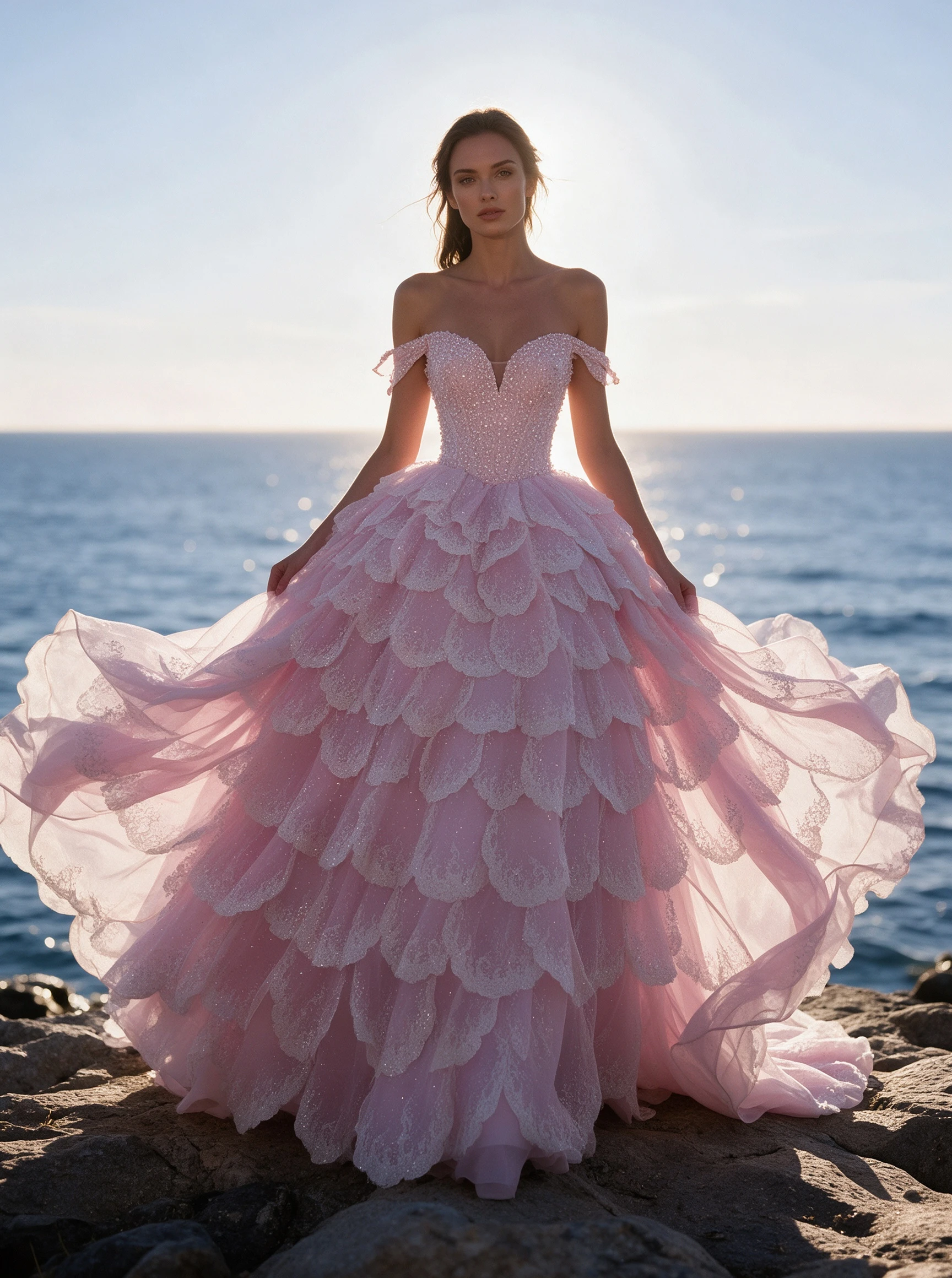 Pink gown