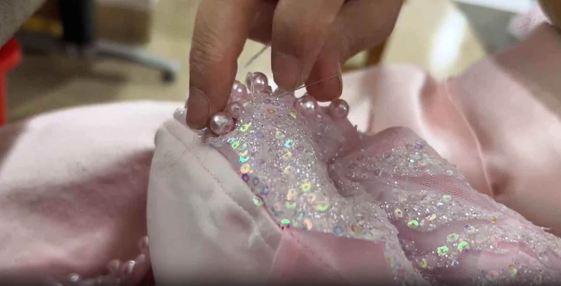 Sewing pearls