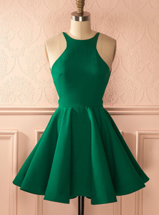 short casual emerald green dress Trouble Emerald Mini Dress - US 2