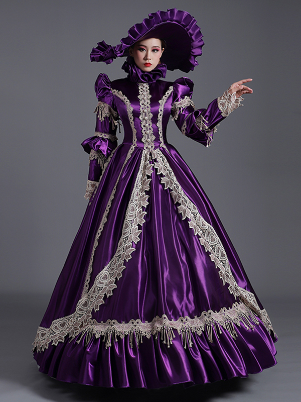 victorian purple dress Style Ball Gown Prom Sweet Sixteen Dress X020 style lacing PrincessLouise MEDIEVAL inspired Ballgown -