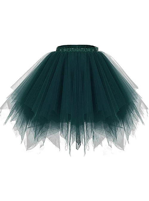 dark green tutu dress Dance Tulle Skirt dark green wedding dress