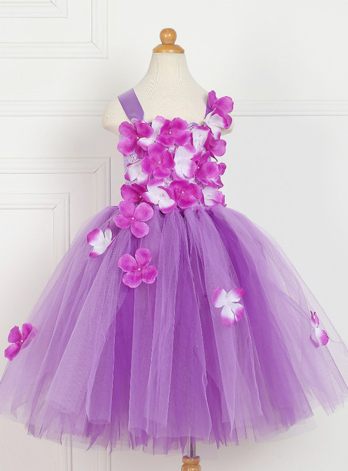 Handmade Flower Tulle Tutu Dress