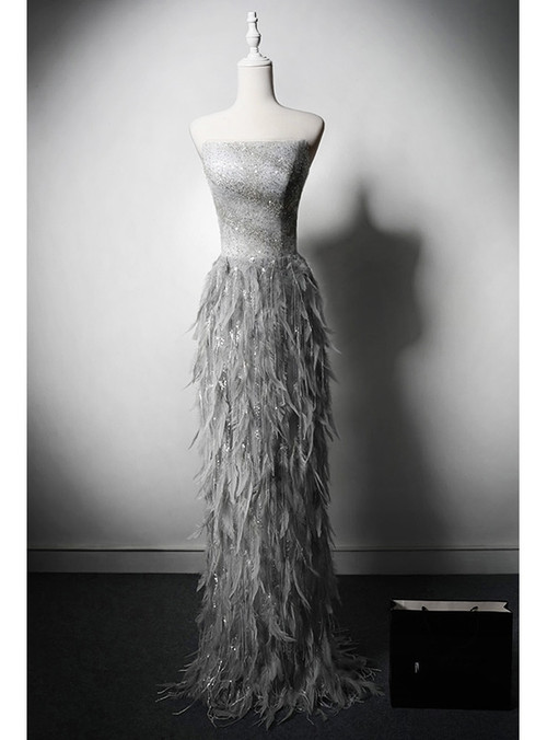 jimmie metal feather dress in silver XS Jimmie Metal Feather Mini Dress In Silver