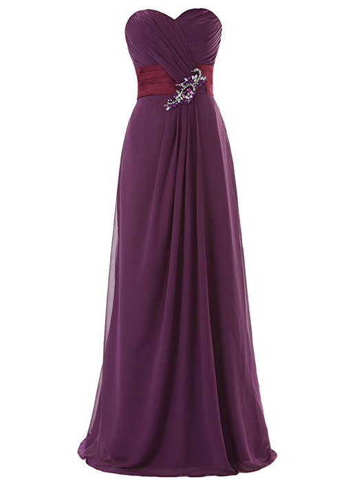 A-Line/Princess Sweetheart Pleated Bridesmaid Dress