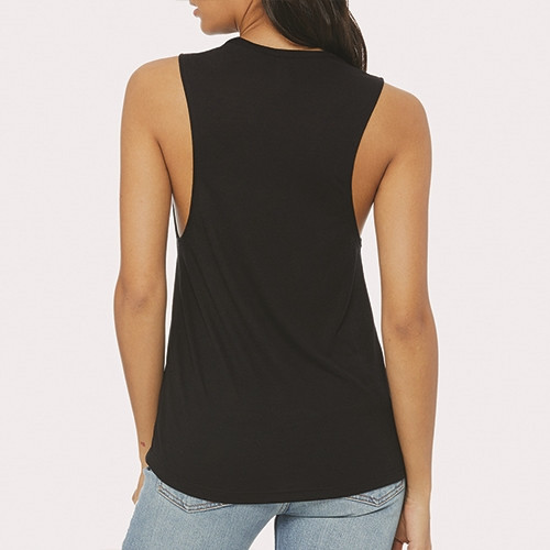 Women's Seek Discomfort Muscle T-Shirt - Black