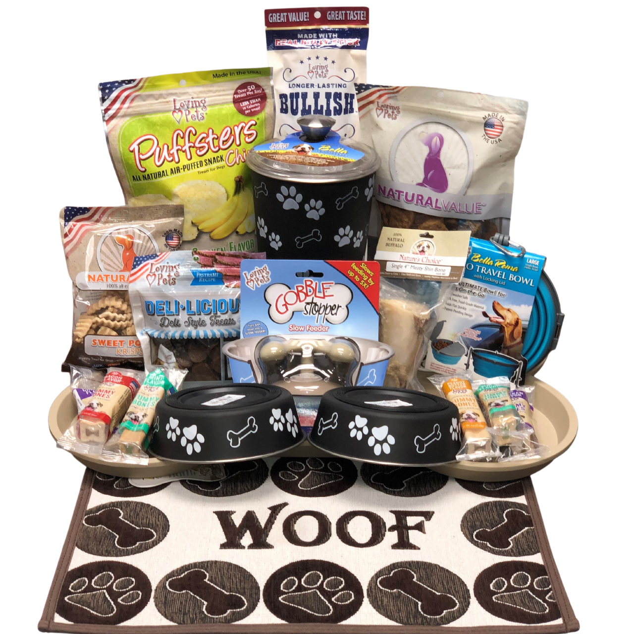 RUFF N' TUFF Dog Gift Baskets Dog Lover Gift Basket