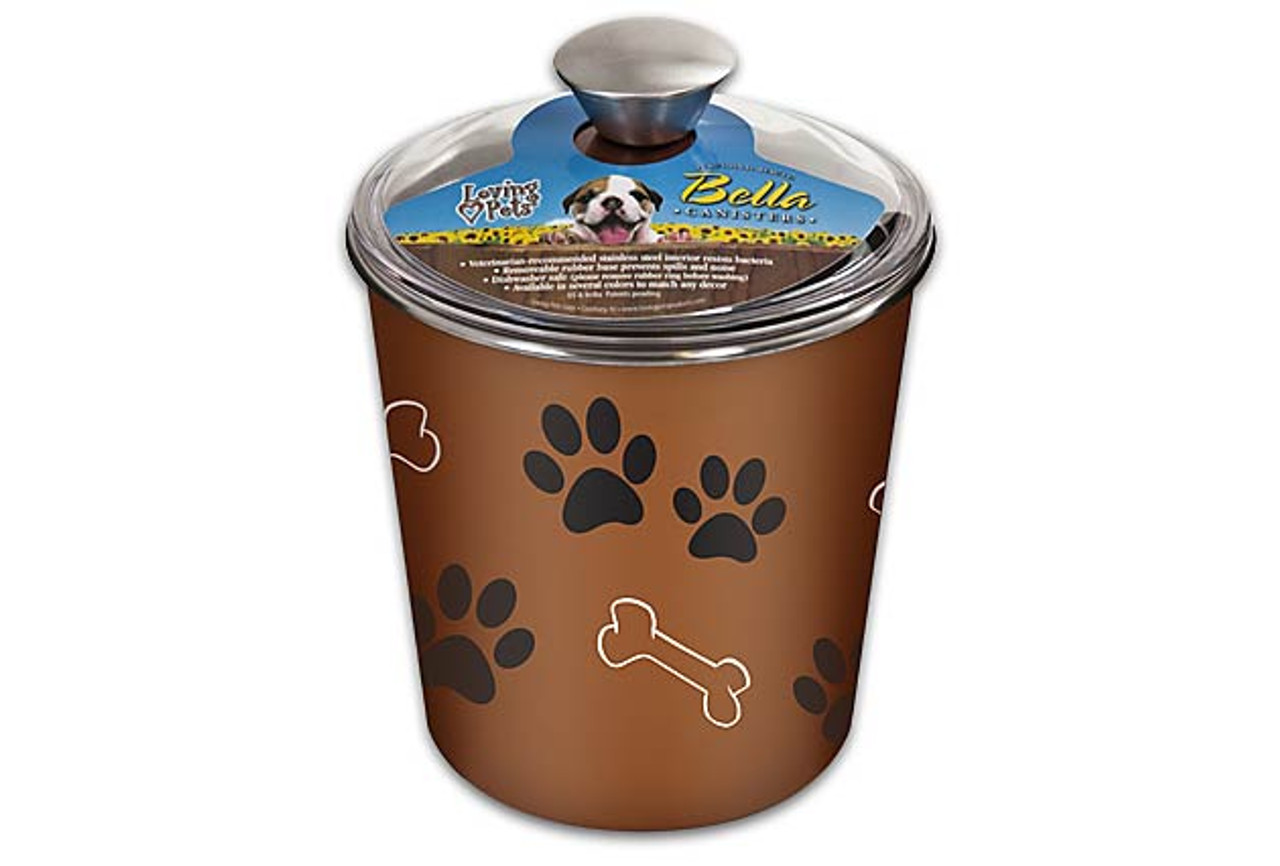 Loving Pets - Bella Bone-Shaped Spill-Proof Dog Mat Large - Black