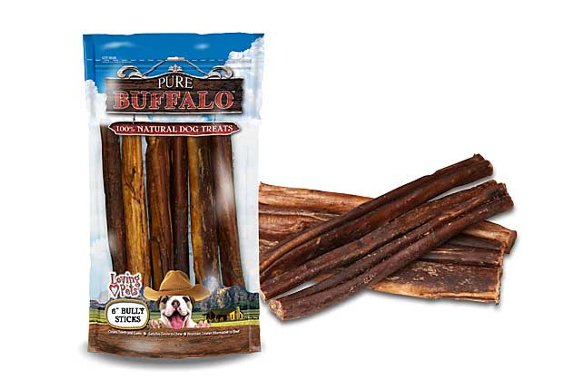 Buy Pure Buffalo Bully Sticks for Dogs Online