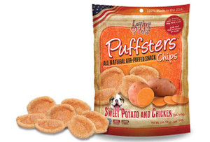 Puffsters Sweet Potato and Chicken Chips Puffsters Sweet Potato and Chicken Chips