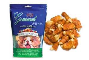 Gourmet - Chicken-Wrapped Apple Treat for Dogs