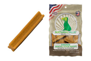 Natural Value Chicken Dental Sticks for Toy / Small (10 Pack) Natural Value Chicken Dental Sticks for Toy / Small (10 Pack)