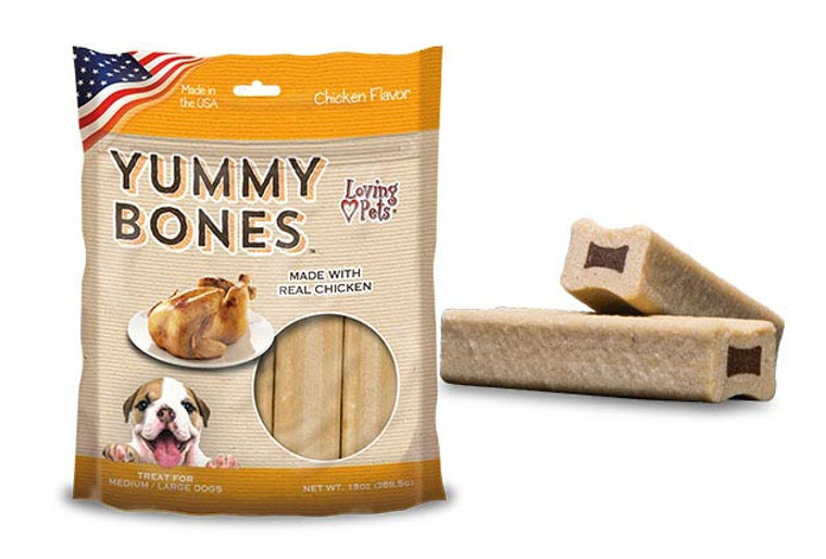 Yummy Bones - Chicken Flavored Treats for Dogs (13 oz. Bag)