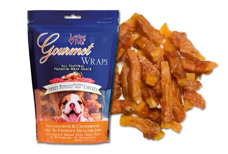 Gourmet - Chicken-Wrapped Sweet Potato Treat for Dogs