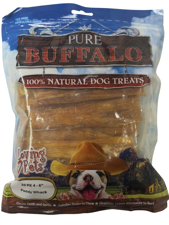 Pure Buffalo 4-6" Backstrap Tendon (20 Pack)
