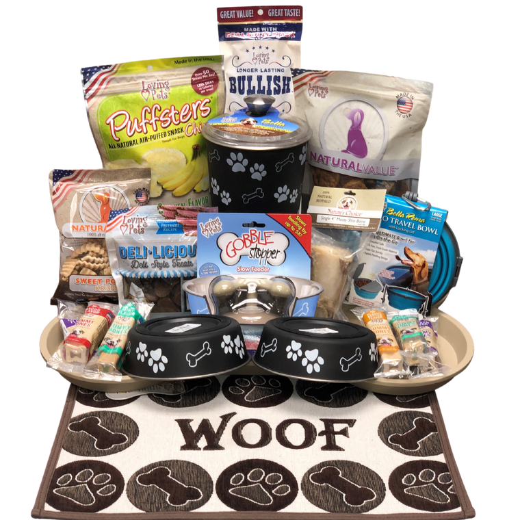 Congrats on Your New Pooch!: Pet Dog Gift Basket