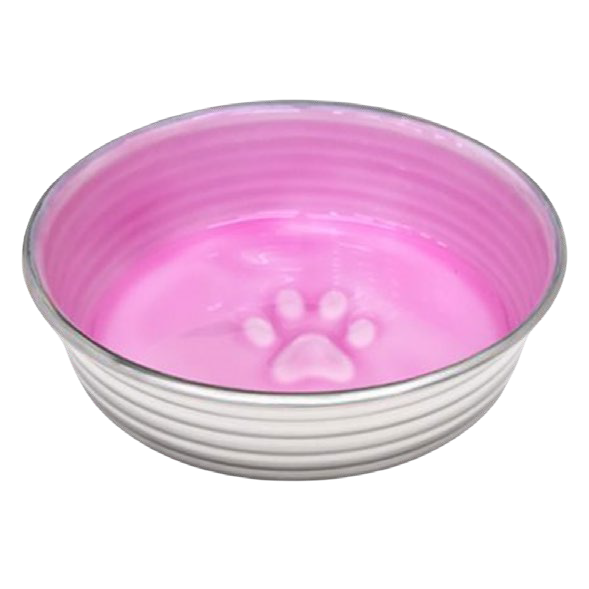 Loving Pets Hot Pink Retro Bowl — Concord Pet Foods & Supplies