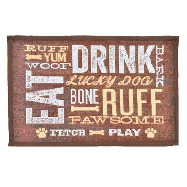 Dancing Bones Chenille Fashion Mat - Shop LP