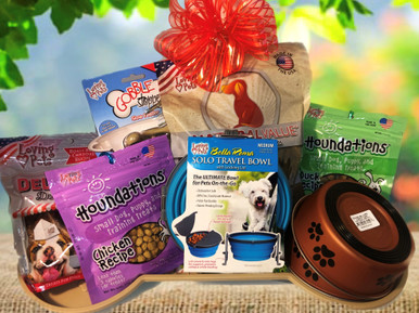 Puppy Gift Basket - Puppy Care Package - Puppy Gifts for Small, Medium,  Large Dogs