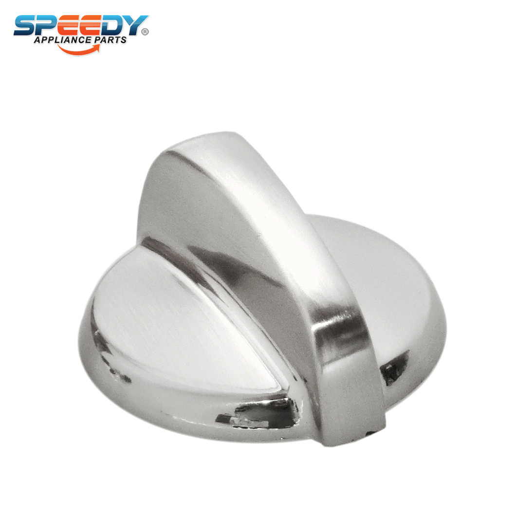 Wb03t10284 GE Surface Burner Knob Stainless Steel Finish